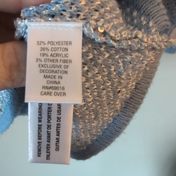 Laura Ashley Sequin Sweater - Picture 3 of 9